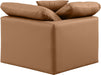 Indulge - Faux Leather Corner Chair - Simple Home Plus