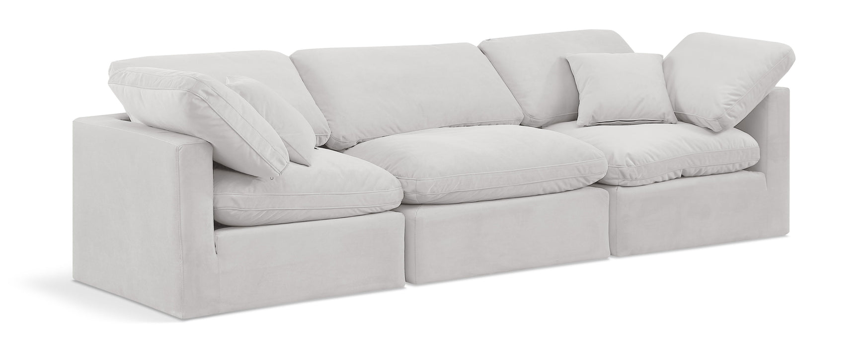Indulge - Velvet 3 Seat Modular Sofa - Simple Home Plus