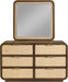 Windsor - Solid Wood Mirror - Brown - Simple Home Plus
