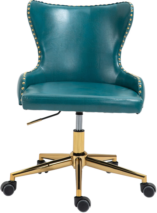 Hendrix - Office Chair with Gold Legs - Simple Home Plus
