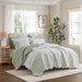 Darcy - 3 Piece Print Quilt Set - Sage Green - Simple Home Plus
