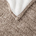 Marbled Sherpa - Heated Throw - Gray - Simple Home Plus