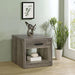 Felix - 1-Drawer Engineered Wood Side End Table - Gray Driftwood - Simple Home Plus