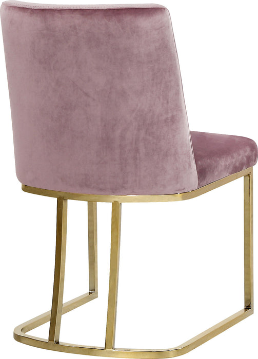 Heidi - Dining Chair with Gold Legs (Set of 2) - Simple Home Plus