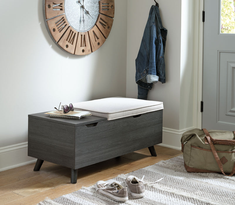 Yarlow - Dark Gray - Storage Bench - Simple Home Plus
