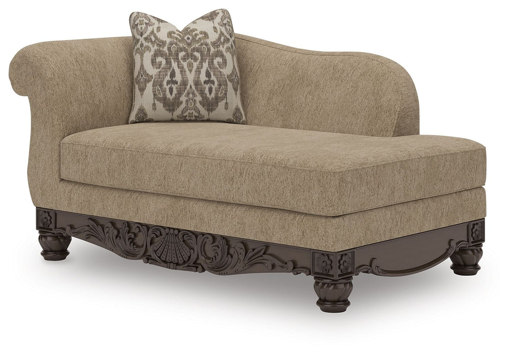 Chelsworth - RAF Corner Chaise - Golden - Simple Home Plus