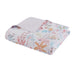 Iris - Twin Woodland Animals Reversible Cotton Quilt Set - Blush - Simple Home Plus