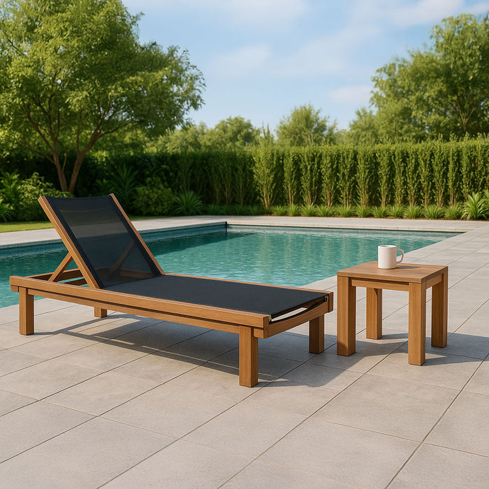 Tulum - Water Resistant Outdoor Patio Lounger - Simple Home Plus