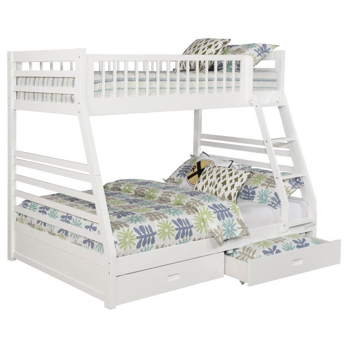 Ashton - 2-Drawer Wood Bunk Bed - Simple Home Plus
