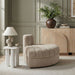 Rummi - Velvet Performance Fabric Upholstered Modular Chair - Simple Home Plus