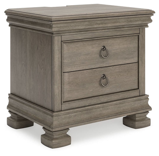 Lexorne - Gray - Three Drawer Night Stand - Simple Home Plus