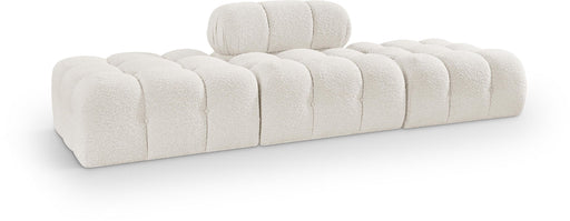 Ames - 3 Piece Boucle Upholstered Modular Sofa With 2 Backless Seats - Simple Home Plus