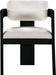 Sacha - Linen Dining Chair With Black Base (Set of 2) - Simple Home Plus