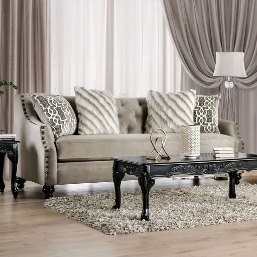Ezrin - Sofa - Light Brown - Simple Home Plus