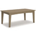 Hyland Wave - Rectangular Cocktail Table - Simple Home Plus