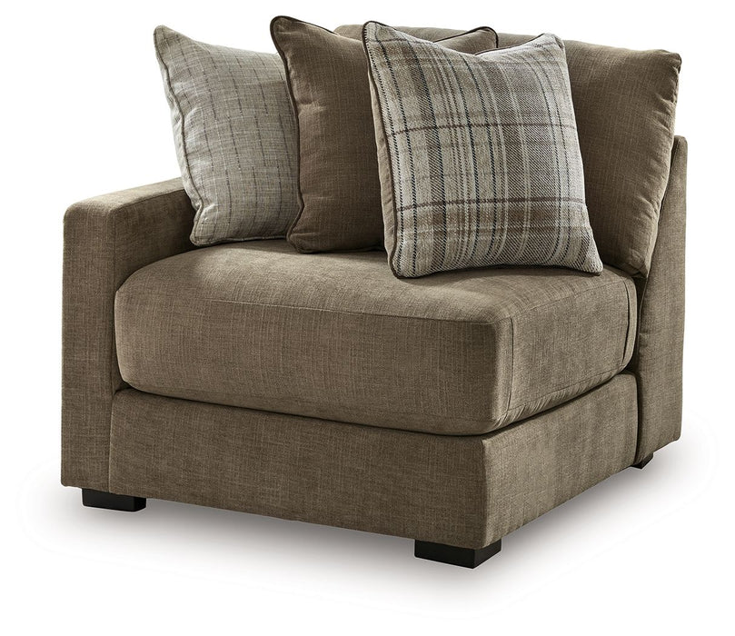 Camellia-Court - LAF Corner Chair - Coffee - Simple Home Plus