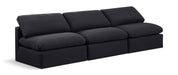 Indulge - Linen 3 Seat Modular Armless Sofa - Simple Home Plus