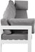 Nizuc - Outdoor Patio 6 Seat Modular Sofa With White Frame - Simple Home Plus