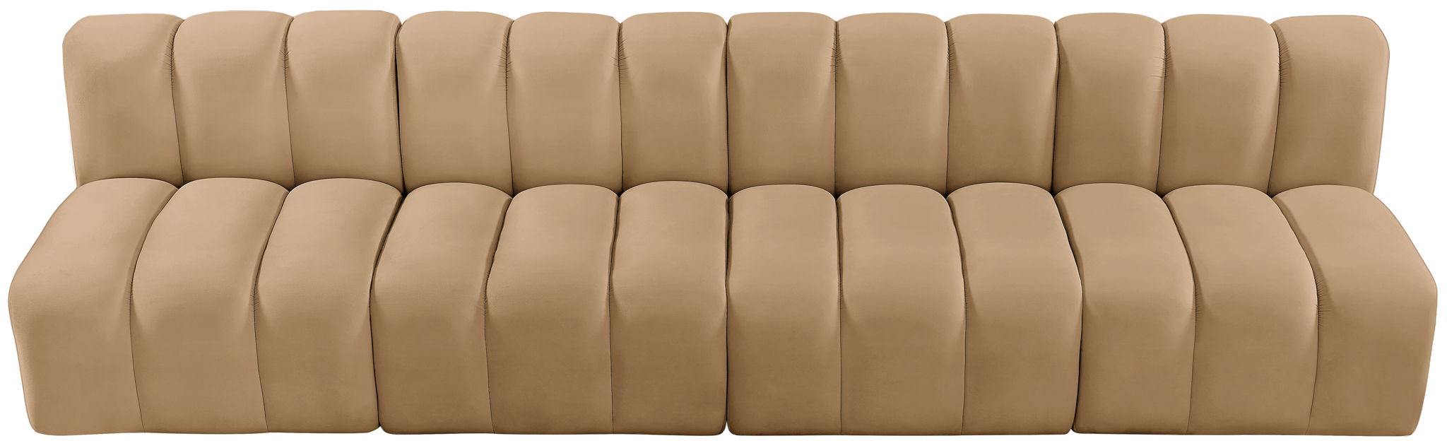 Arc - Velvet 4 Seats Modular Sofa - Simple Home Plus