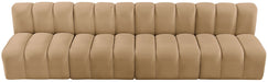 Arc - Velvet 4 Seats Modular Sofa - Simple Home Plus