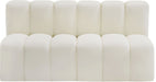 Arc - Faux Leather 2 Seats Modular Sofa - Simple Home Plus