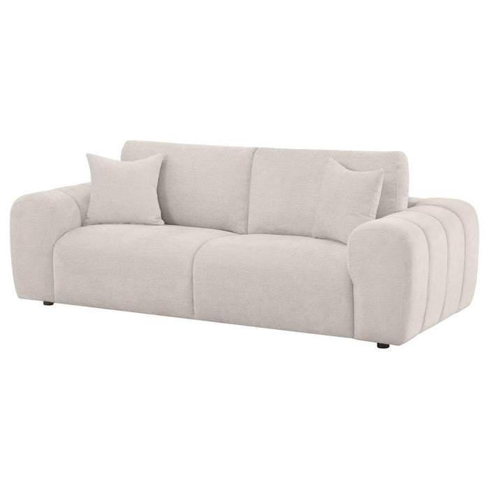 Burnett - Chenille Upholstered Wide Arm Sofa - Simple Home Plus