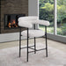 Blake - Counter Stool With Black Base (Set of 2) - Simple Home Plus