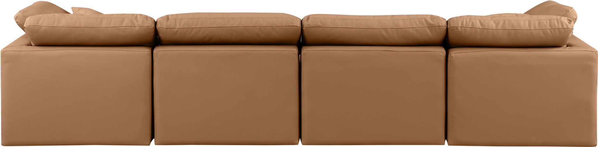 Indulge - Faux Leather 4 Seat Modular Sofa - Simple Home Plus