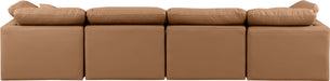 Indulge - Faux Leather 4 Seat Modular Sofa - Simple Home Plus