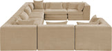 Stellar - 8 Piece Chenille Fabric Upholstered Modular Sectional - Simple Home Plus