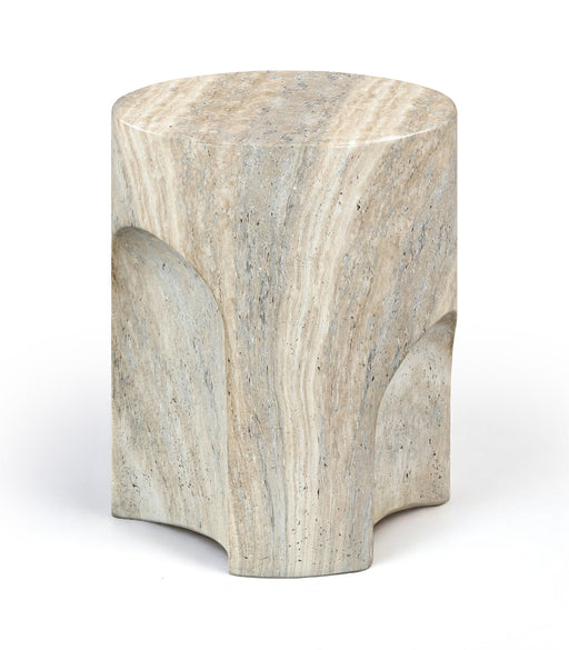 Olira - Concrete And Fiberglass Indoor / Outdoor End Table - Simple Home Plus