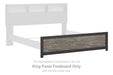 Broachmyn - King Panel Footboard - Black / Gray - Simple Home Plus