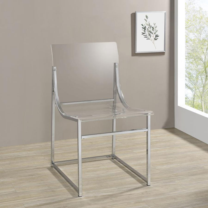 Adino - Acrylic Dining Side Chair (Set of 2) - Simple Home Plus