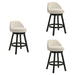 Erika - Modern Transitional Swivel Wood Counter Height Kitchen Bar Stool - Simple Home Plus