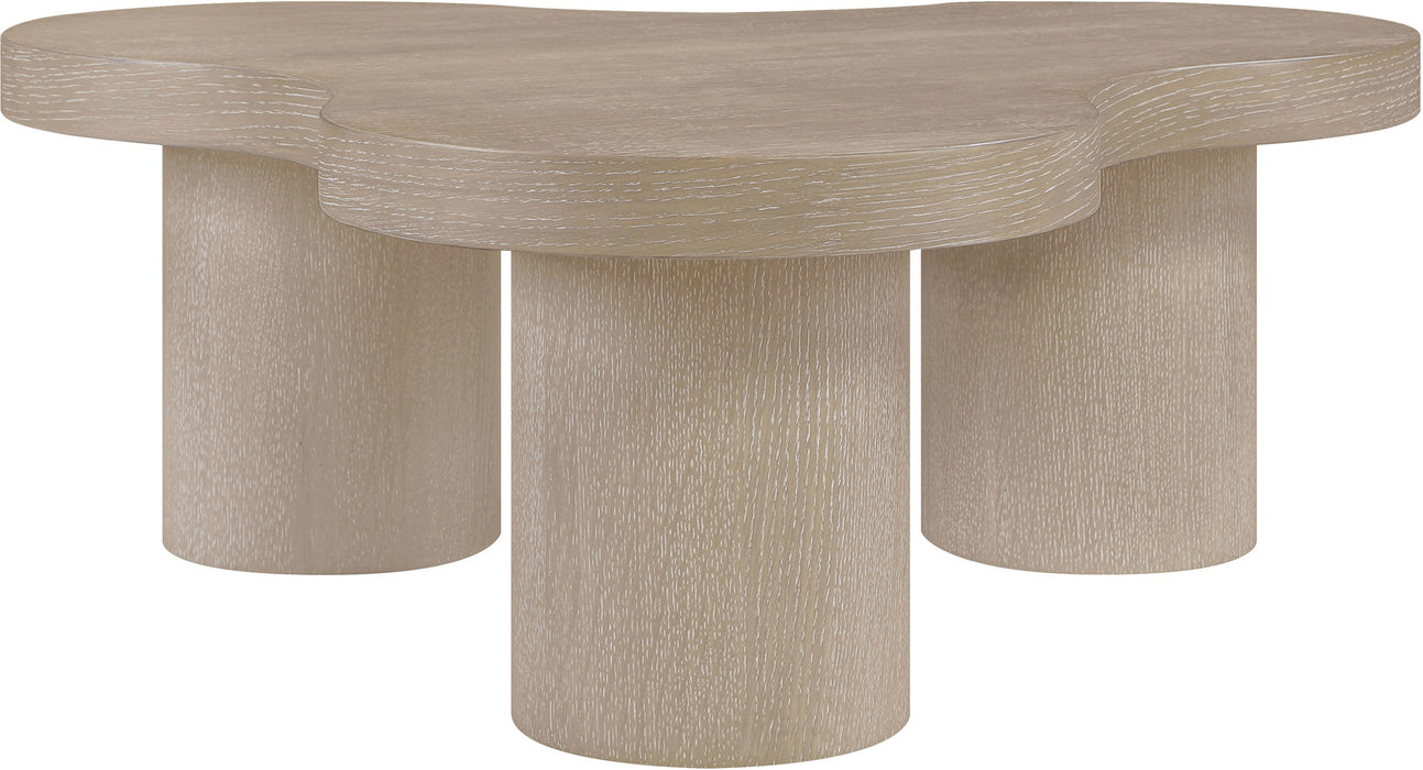 Cove - Oak Veneer And Solid Wood Coffee Table - Simple Home Plus