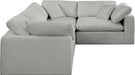 Comfy - 4 Piece Linen Fabric Modular Sectional - Simple Home Plus