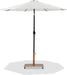 Fiji - Aluminum Patio Umbrella With Square Teak And Black Base - Simple Home Plus