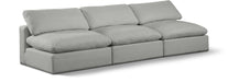 Comfy - Linen Modular Armless Sofa 3 Seats - Simple Home Plus