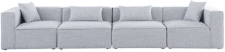 Cube - Linen Modular 4 Seat Sofa - Simple Home Plus