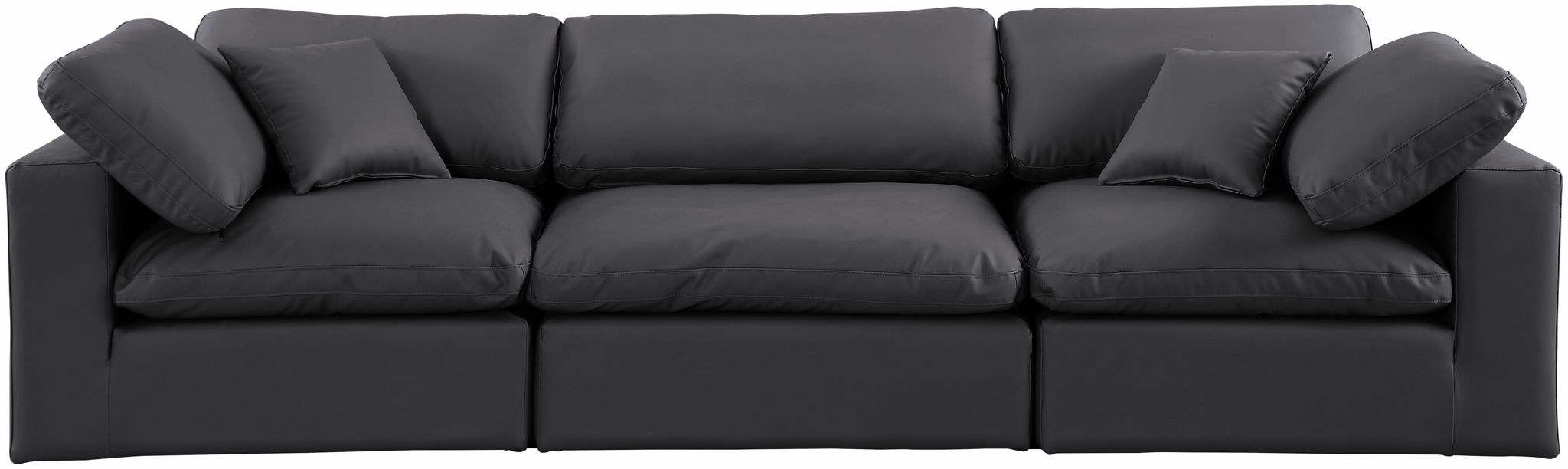 Comfy - Faux Leather Modular Sofa 3 Seats - Simple Home Plus