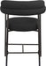 Blake - Counter Stool With Black Base (Set of 2) - Simple Home Plus