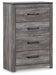 Bronyan - Dark Gray - Four Drawer Chest - Simple Home Plus