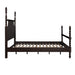Beckett - Queen Turned Spindle Bed - Morocco Brown - Simple Home Plus