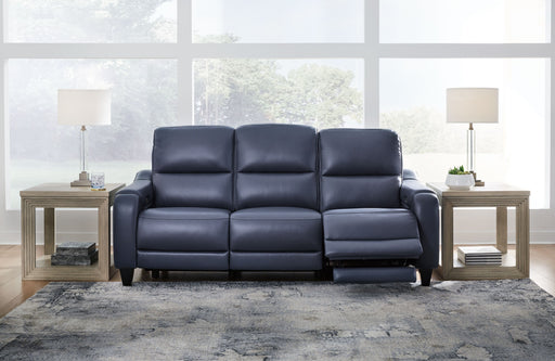 Mercomatic - Power Reclining Sofa With Adj Headrest - Simple Home Plus