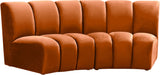 Infinity - 2 Piece Velvet Modular Sectional - Simple Home Plus