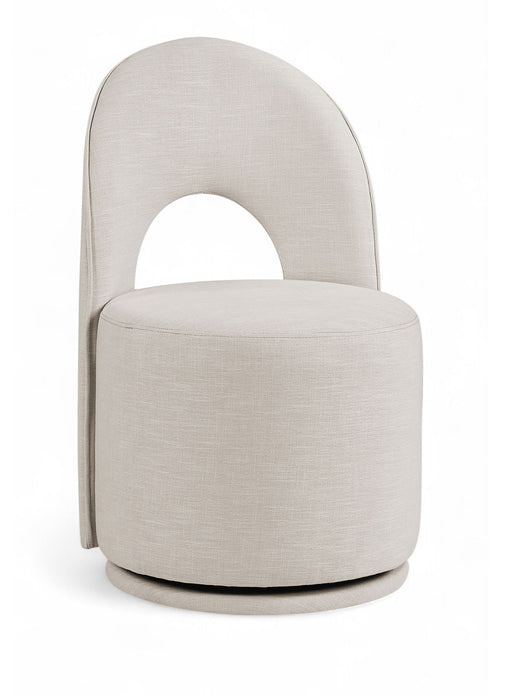 Cirelle - Linen Textured Performance Fabric Dining Chair (Set of 2) - Simple Home Plus