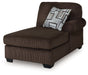 Kimlee - RAF Corner Chaise - Chocolate - Simple Home Plus