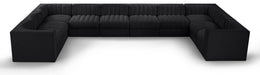 Rummi - Velvet Performance Fabric Upholstered 10 Piece Modular Sectional - Simple Home Plus