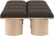 Pavilion - 8 Piece Modular Bench With Natural Base - Simple Home Plus