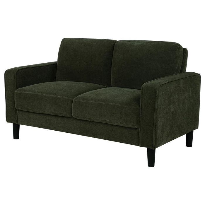 Ruth - Upholstered Track Arm Loveseat - Simple Home Plus